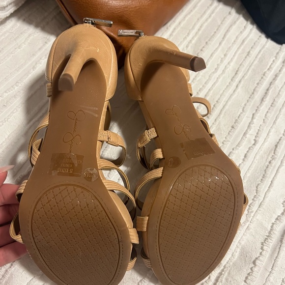 Brand New never worn Jessica Simpson Nude heels. - Picture 5 of 6